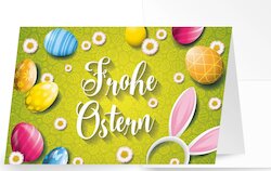 Grußkarte »Frohe Ostern«